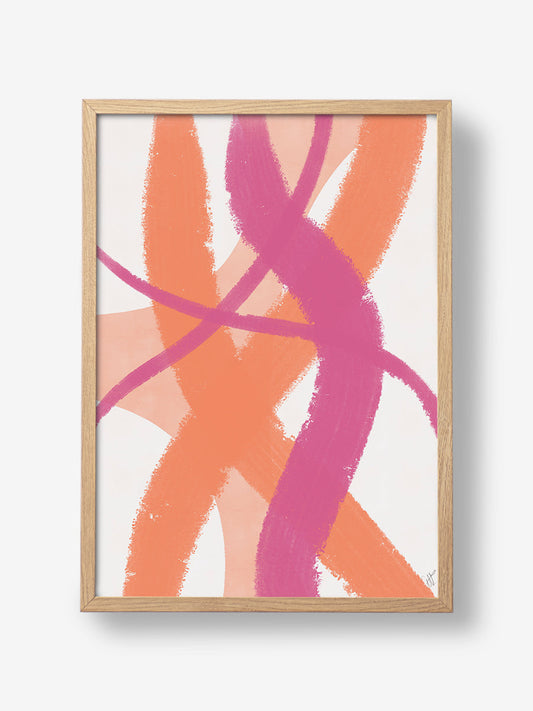 Peach and Pink Explosion No1