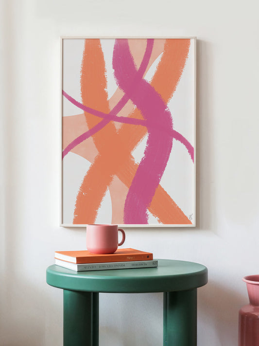 Peach and Pink Explosion No1
