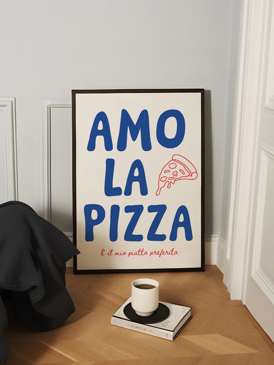 Amo la pizza blue
